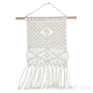 dinding macrame yang besar tergantung diy